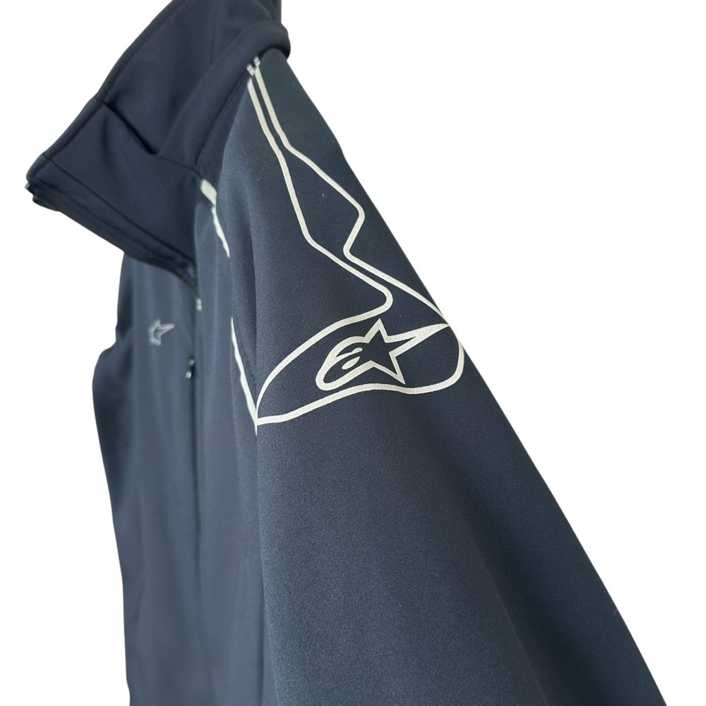 Alpinestars Men's XL Biker Jacket Neoprene Stretchy Fleece Lined Vented Zip Up - Picture 6 of 16